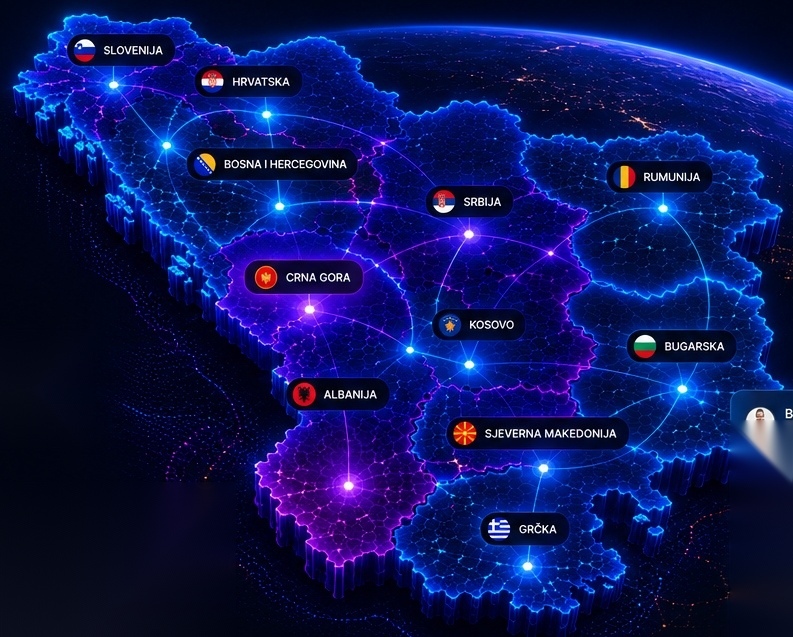 Balkan Agent 3D Balkan map